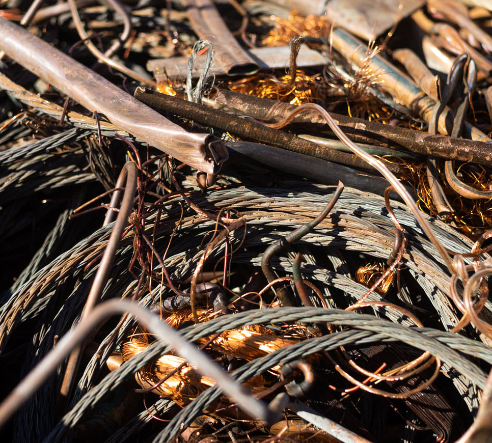 Mixed copper with fittings and solder