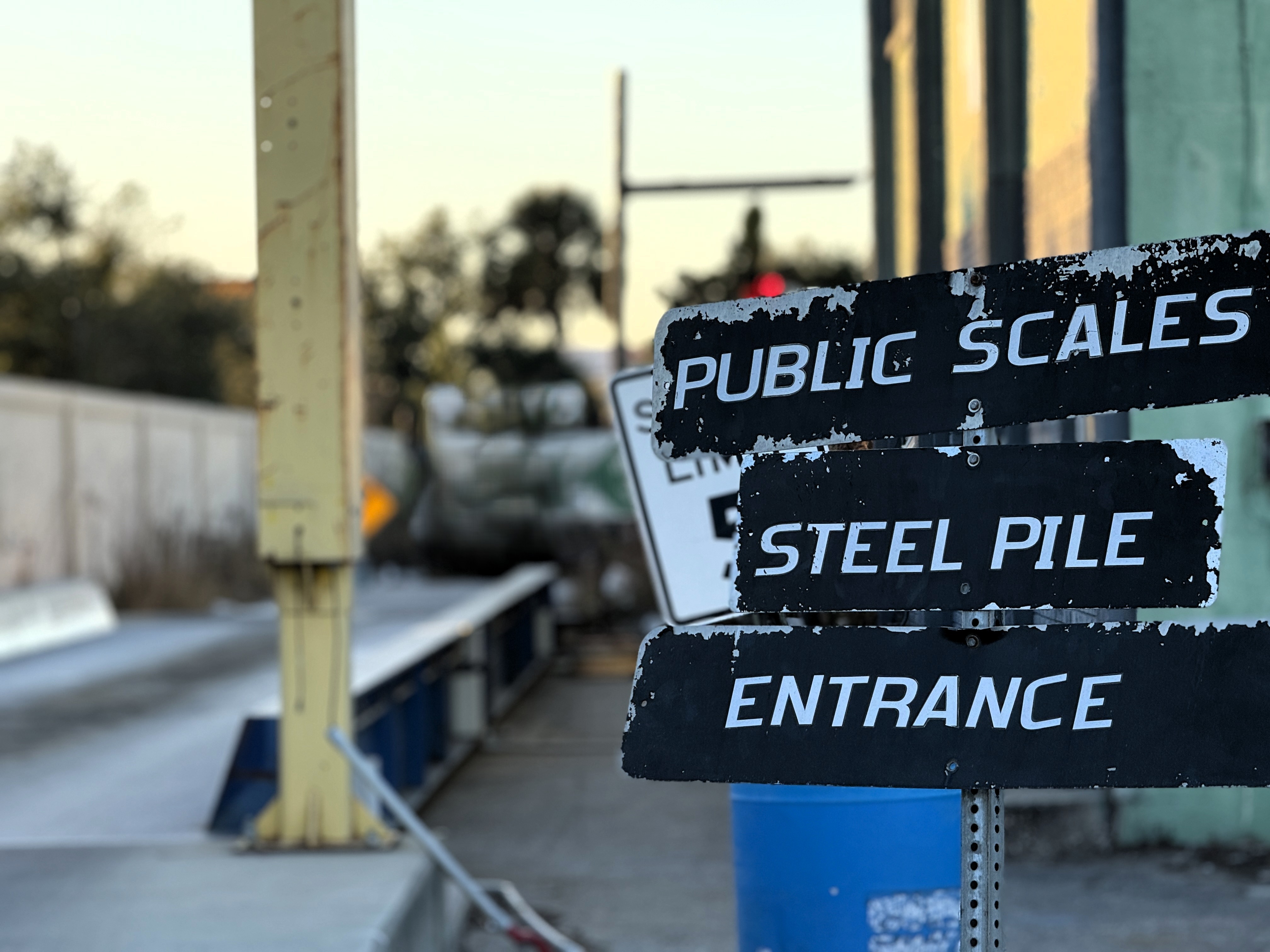 Scale house and office at Jacksonville Metal Recycling